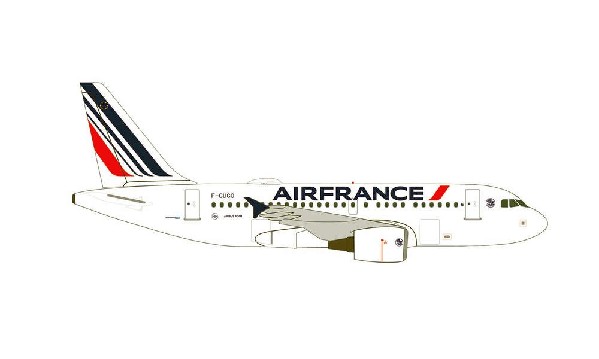 A318 Air France 2021 livery; 1:500