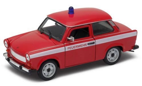 Trabant 601, rot/weiss, Feuerwehr  1:24
