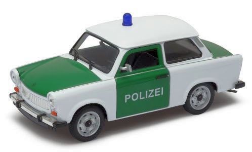 Trabant 601, grün/weiss, Polizei 1:24