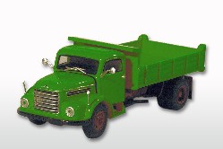 Steyr 586 4x2 Kipper, grün/schwarz 1:5